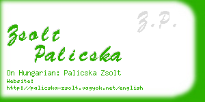 zsolt palicska business card